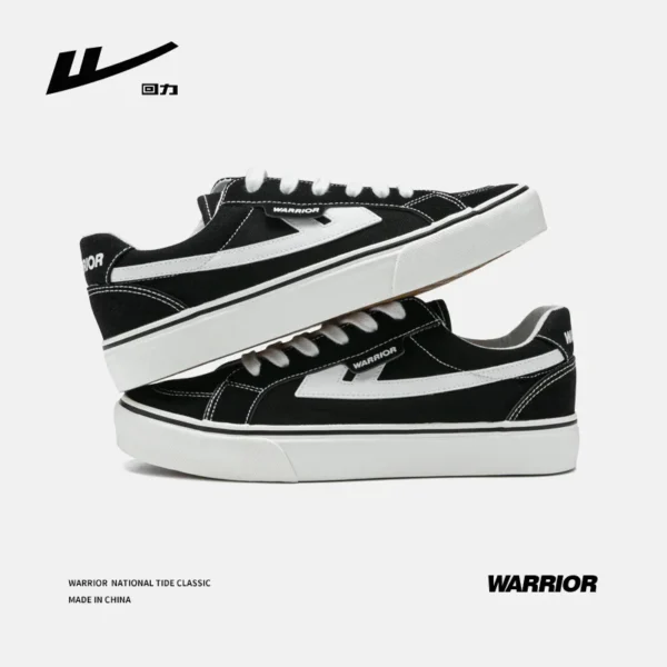 TaoBo Warrior Fashion All-match Men Canvas Shoes Black Breathable Walking Footwear Flats Canvas Shoes Boys Girls Loafer
