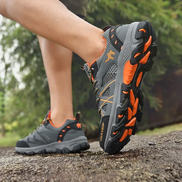 Men's Hiking Shoes Breathable Mesh Sports Single Shoes Summer Outdoor Wear-resistant Hiking and Hunting Tactical Sports Shoes - Image 3