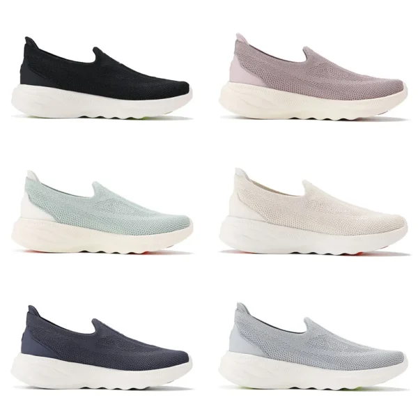 Li-Ning Women SOFT GO 2 KNIT Slip-on Casual Walking Shoes Breathable Cushion Flexible LiNing Comfortable Sports Sneakers AGLV018 - Image 2