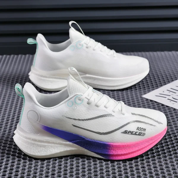 Mens Trainers Lightweight Shock-absorbing Sole Mesh Breathable Sneakers Comfortable Training Outdoor Mens Running Shoes - Image 5