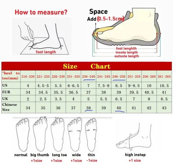 Sandals Shoes for Women Men 2024 Summer Flip Flops Flats Platform Sneakers Casual Roman Plus Size Low Heel Ladies - Image 2