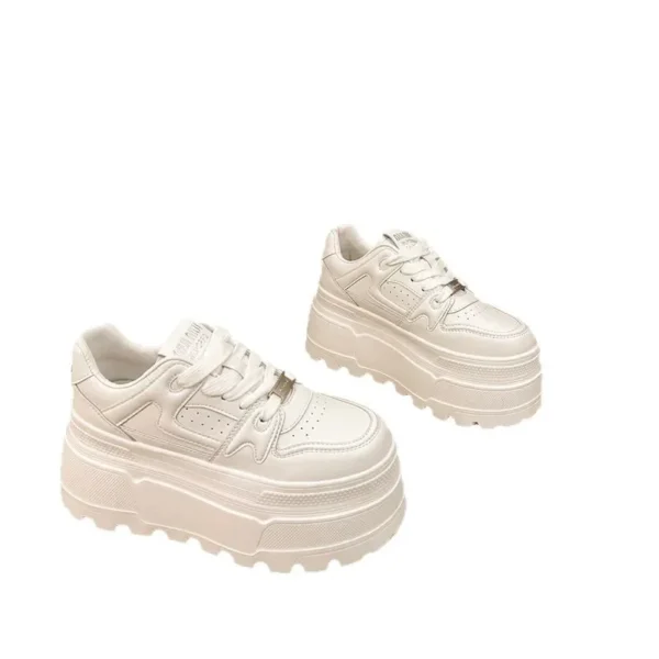Petite Increase Sponge Shoes With Skirt 2025 Spring New Style Casual Sports Board Shoes Lightweight Rubber Sole Adult Size - Image 5