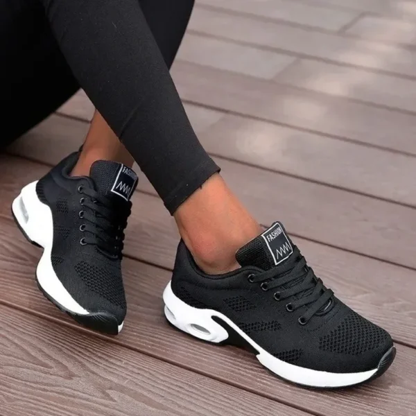 Professional Running Shoes For Women Lightweight Designer Air Mesh Breathable Gym Sneakers Lace-Up Outdoor Sports Tennis Shoe - Image 4
