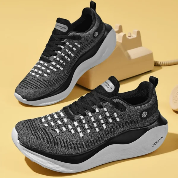 Mens Running Shoes Slip-on Walking Tennis Sneakers Lightweight Breathable Casual Soft Sole Mesh Workout Sports Shoes - Image 2