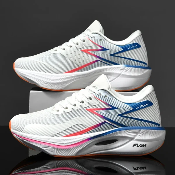 Running Shoes Women Mesh Lightweight Comfortable Outdoor Sports Breathable Marathon Lace-up Sneakers Trendy Jogging Shoes Man