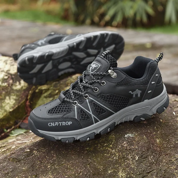 Men's Hiking Shoes Breathable Mesh Sports Single Shoes Summer Outdoor Wear-resistant Hiking and Hunting Tactical Sports Shoes - Image 4