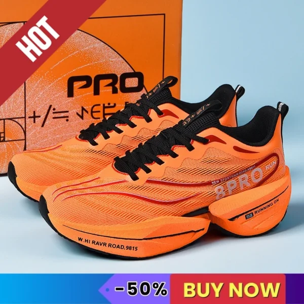 NEW Sports Running Shoes Men Marathon Breathable Lightweight Comfortable Women Athletic Outdoor Fitness Sneakers Carbon Plate