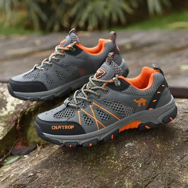 Men's Hiking Shoes Breathable Mesh Sports Single Shoes Summer Outdoor Wear-resistant Hiking and Hunting Tactical Sports Shoes
