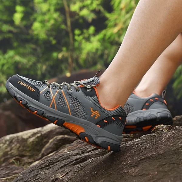 Men's Hiking Shoes Breathable Mesh Sports Single Shoes Summer Outdoor Wear-resistant Hiking and Hunting Tactical Sports Shoes - Image 5