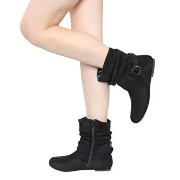 2022 Winter Shoes Women Boots Casual Lightweight Ankle Boots Plus Size Comfortable Soft Bottom Flats Women Couple Botas De Mujer - Image 5