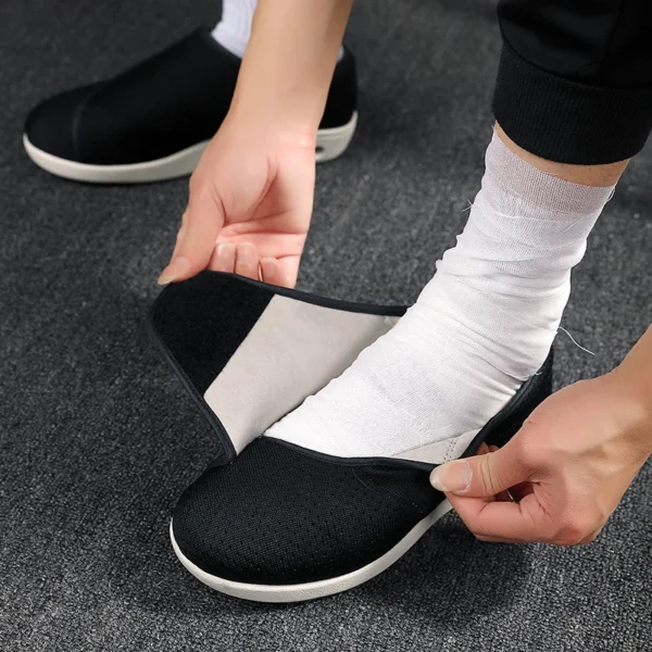 Men Orthopedics Wide Feet Swollen Walking Casual Shoes Thumb Eversion Adjusting Soft Comfortable Diabetic Man Shoes Big Size - Image 5