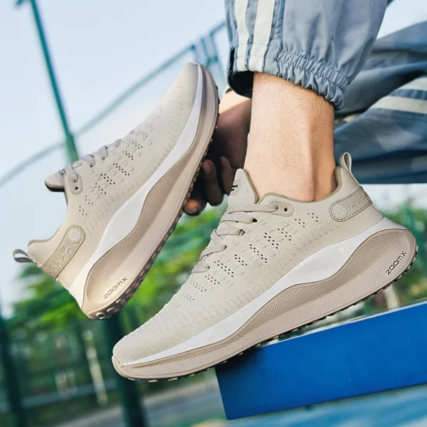 Mens Running Shoes Slip-on Walking Tennis Sneakers Lightweight Breathable Casual Soft Sole Mesh Workout Sports Shoes - Image 6