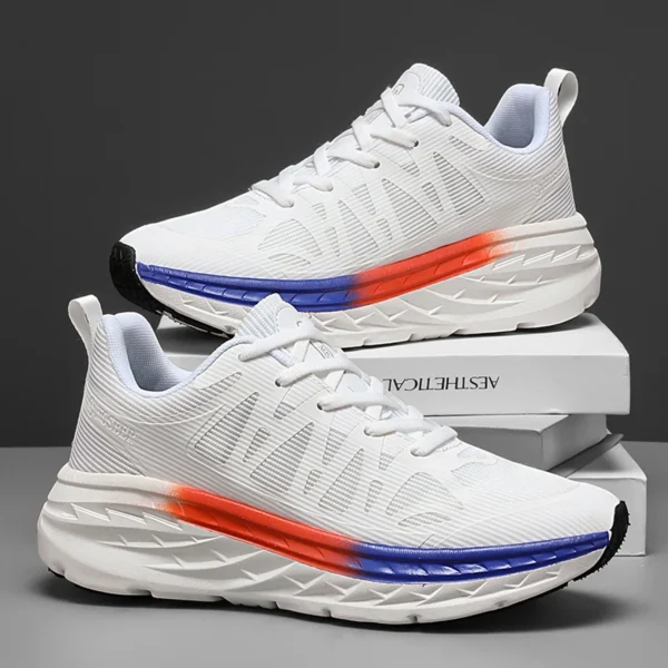 Men Running Shoes Breathable Outdoor Sports Fashion Summer New Pattern Lightweight Comfortable Women Walking Sneakers - Image 2