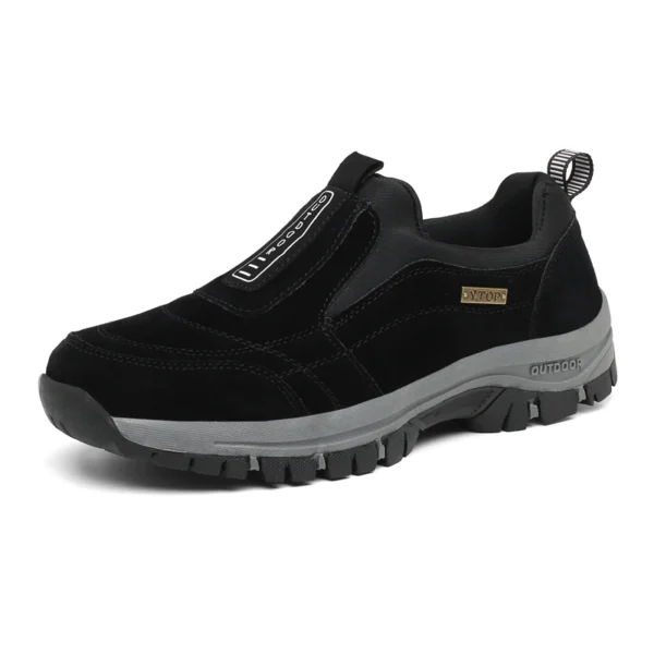 Men's non-slip casual sports shoes wear-resistant hiking shoes Outdoor 2024 fashion comfortable flat walking shoes for men - Image 2