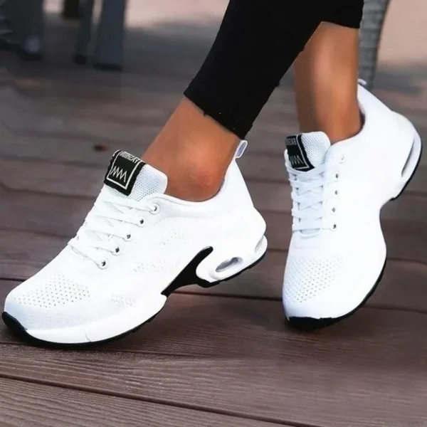 Professional Running Shoes For Women Lightweight Designer Air Mesh Breathable Gym Sneakers Lace-Up Outdoor Sports Tennis Shoe - Image 3